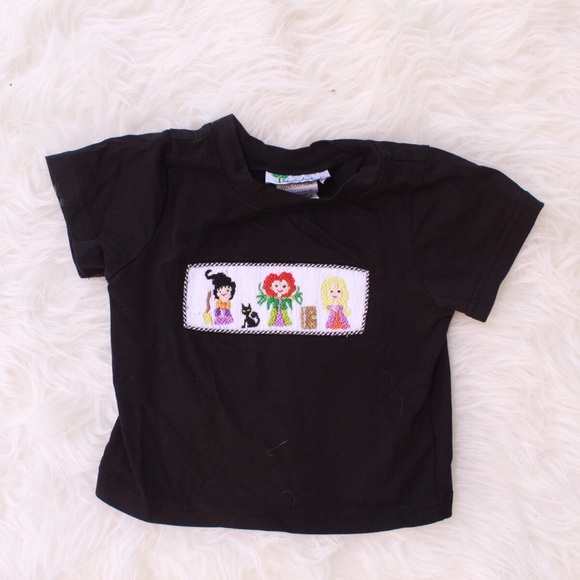 Other - Hocus Pocus Halloween Smocked Shirt Sz 6m